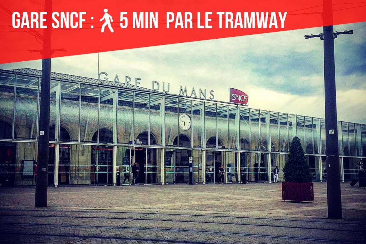 Tramway 9 Jaures Cosy Proche Gare Apartment Le Mans Exterior photo